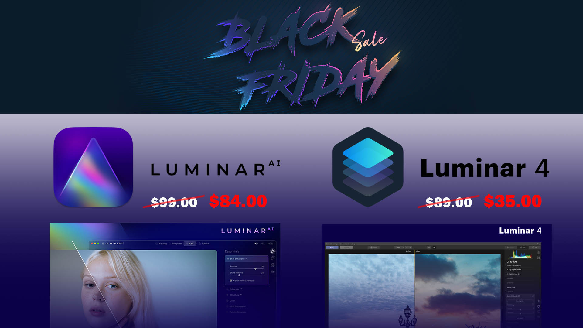 Luminar AI - Black Friday Sale! Big Discounts!