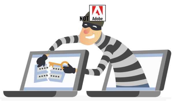Phishing Attack Impersonating Adobe