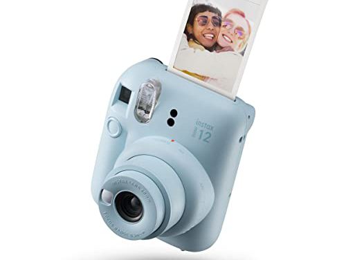 Capture Memories with Fujifilm’s Pastel Blue Instax Camera
