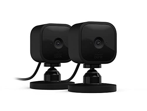 Blink Mini: Powerful Plug-in Security Cam – HD Video, Night Vision, Motion Detection – 2 Cameras