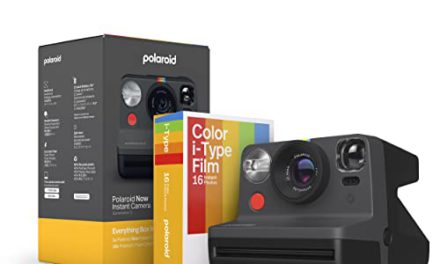 Snap stunning pics with Polaroid Now Black Cam + 16 Color Films