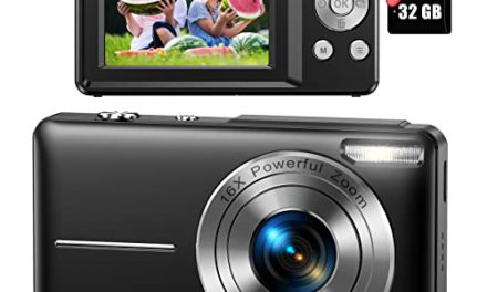 Capture Life In Full HD: 16X Zoom Kids Camera