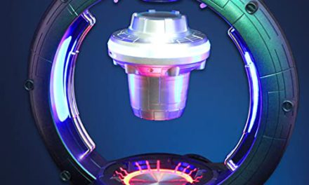 Levitating Bluetooth Speaker: Stunning 360° Rotation, LED Lights