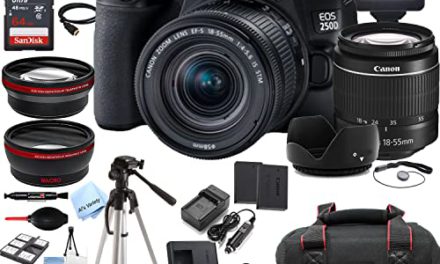 Capture Life’s Moments with Canon EOS 250D Camera Bundle