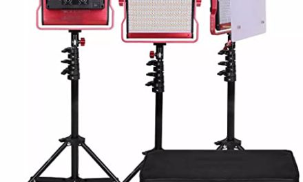 High-Quality LED Light Panel Boosts Photography with Vibrant Red Hue