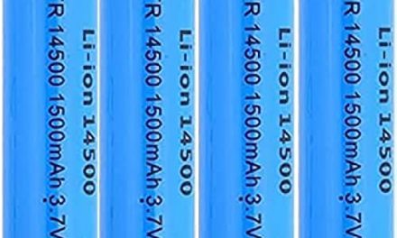 Powerful Lithium Rechargeable Battery for Flashlights & Electronic Devices
