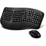 Elevate Efficiency: Wireless Ergonomic Keyboard & Mouse for Win 8/7/Vista/XP/2000