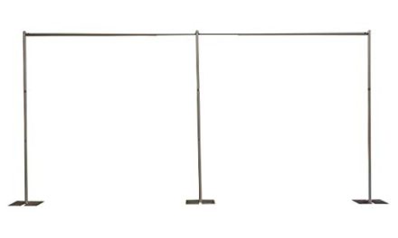 Create Stunning Backdrops with OnlineEEI’s 8ft x 20ft Breakapart Pipe and Drape Kit