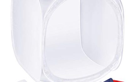 “Capture Moments: 24×24″ Studio Tent with Colorful Backdrops”