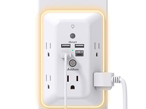 Power Up with Addtam’s Surge Protector & USB Charger