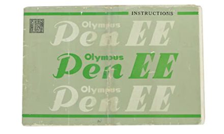 Olympus Pen EE: English Instruction Manual