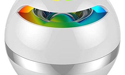 Wireless Bluetooth Speaker: Colorful Lights, Voice Control, TF Card, Home Office Decor, Cool Gadgets