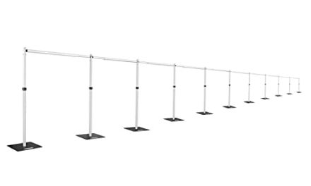 Portable Pipe and Drape: Transform Events with Adjustable Backdrops