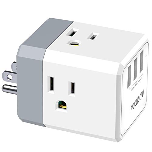 Powerful Surge Protector for Cruise – POWSAV Multi Plug Outlet with USB & Outlet Extender