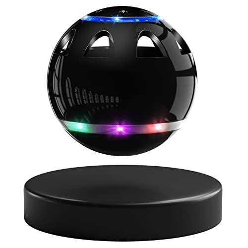 “Unleash Magic: Levitating Bluetooth Speaker, Louder Sound, 360° Rotation – Perfect Gift!”