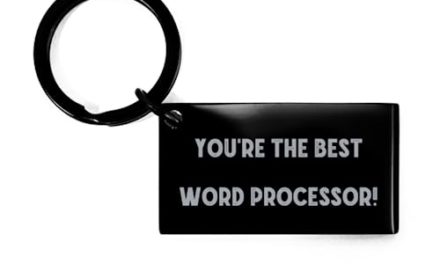 Best Word Processor Keychain: Cool, Boss-approved Gift