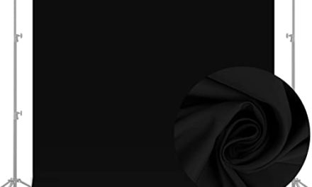 “Capture Stunning Moments: 10 x 8 FT Black Photography Backdrop for Portraits, Parties, and Videos”