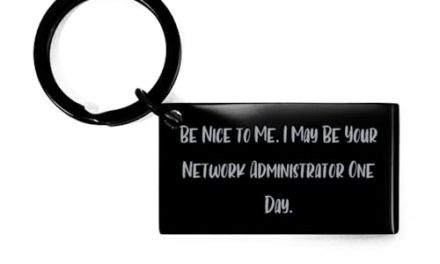 Tech Geek Keychain: Show Appreciation to Network Admins