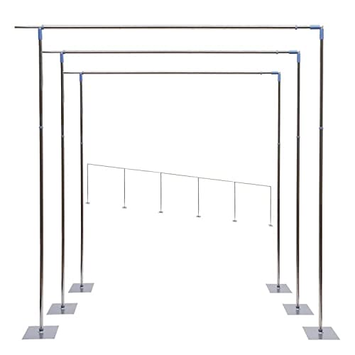 Portable Telescopic Backdrop Stand: Split Freely, Heavy-Duty, Perfect for Weddings & Studio Photography