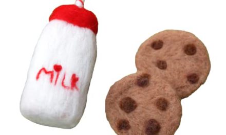 Capture adorable moments: Handmade wool milk cookies for newborn photography.