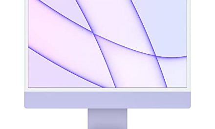 “Unleash Power: Apple’s New 2021 iMac – M1 Chip, 8-core CPU/GPU, 24″ Retina Display, 8GB RAM, 256GB SSD, iPhone/iPad Compatibility, Purple”