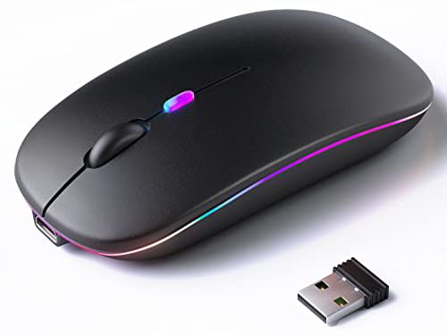 “Ultimate Silent Mouse: Rechargeable Bluetooth 5.2 & USB – Get Yours Now!”
