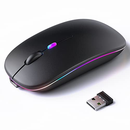 “Ultimate Silent Mouse: Rechargeable Bluetooth 5.2 & USB – Get Yours Now!”