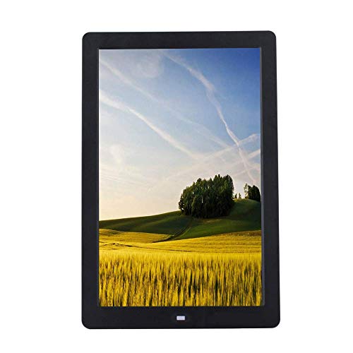 Slim Vertical Digital Photo Frame with 12″ Display, Stunning Resolution, USB Interface, and Remote Control