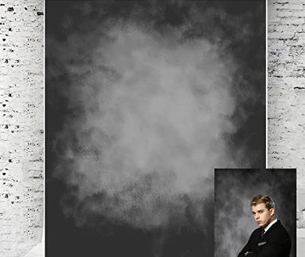 “Capture Stunning Head Shot Portraits with Kate’s 5x7ft Grey Abstract Backdrop!”