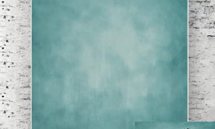 Vibrant Cyan Portrait Backdrop: Kate 5x7ft Abstract Microfiber