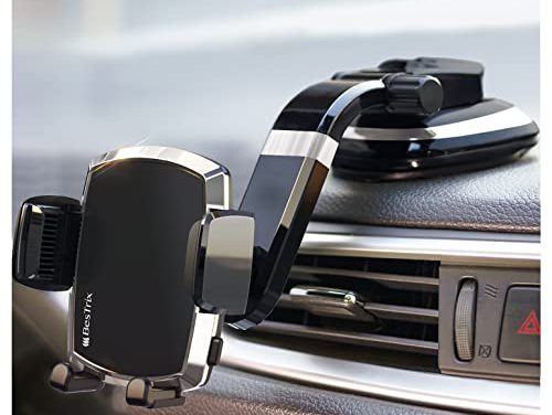 Top-rated Car Phone Holder: Secure Mount for iPhone 14 13 12 11 Pro, Galaxy S22 S21 S20 & More