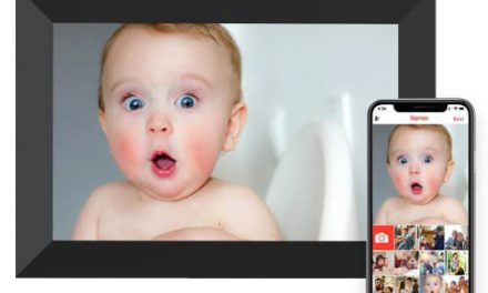 “Share Precious Moments: Frameo 10.1″ WiFi Photo Frame – HD Display, Auto-Rotate, Slideshow – Perfect Gift!”