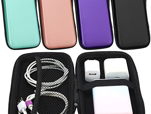 “Ultimate Travel Organizer: Secure Hard Case for Electronics & Power Essentials”