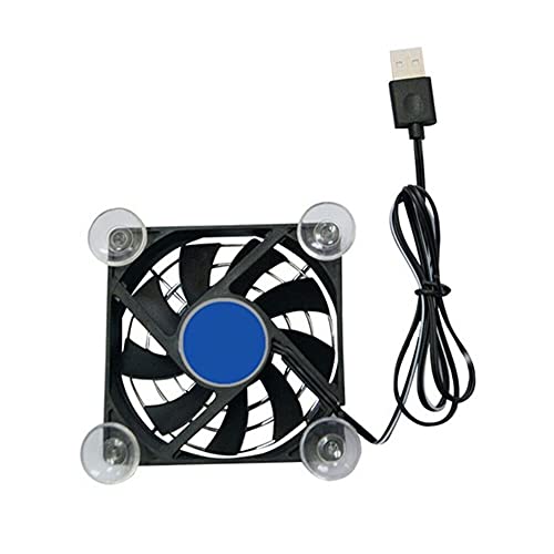 Portable Rapid USB Fan – Black Mini Cooling Pad for Controller, Tablet, Phone – Stay Cool!
