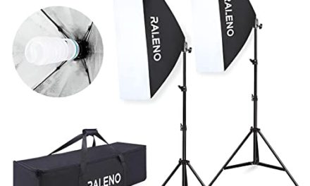 RALENO Studio Lighting Kit: Illuminate Your Photos!