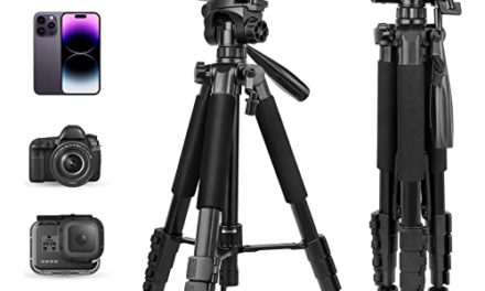 Ultimate 67″ Power Tripod: Capture Flawless Photos!