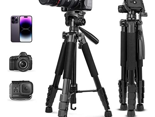 Ultimate 67″ Power Tripod: Capture Flawless Photos!