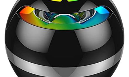 “Enchanting Bluetooth Speaker: AI Voice Control, Flashing Lights, TF Card Support – Perfect Gift!”