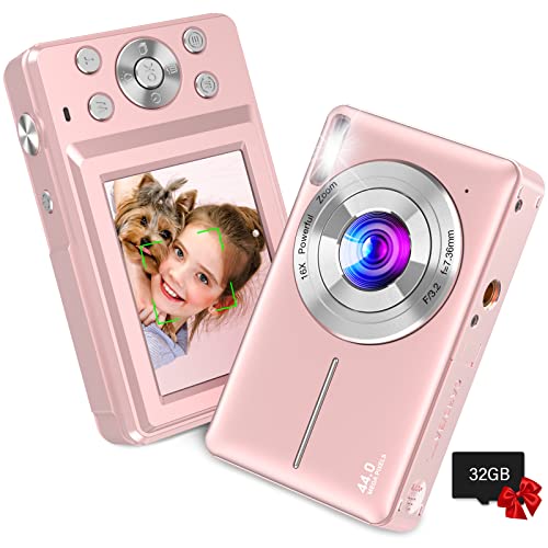 Capture Memories: 44MP Kids Camera with 32GB Card