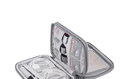 “Streamline Your Tech Gear: BINGHC Electronic Organizer for Travel”