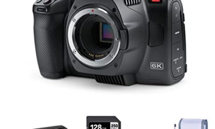 Capture Cinematic Moments with Blackmagic Pocket Cinema Camera 6K G2 Bundle