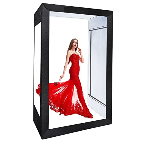 Portable Photo Studio Kit with Dimmable LED Lighting and 3 Backdrops