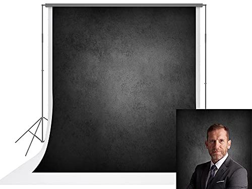 Pro Microfiber Abstract Black Backdrop: Perfect for Stunning Headshots & Portraits