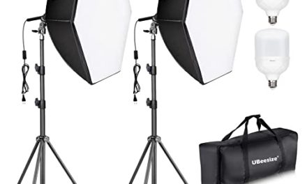 Professional Softbox Lighting Kit: Enhance Your Portraits & Videos