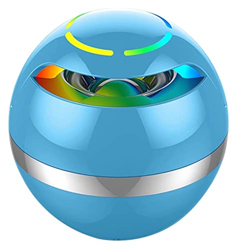 Colorful Flashing Bluetooth Speaker: Voice Control, TF Card, Home Office Decor
