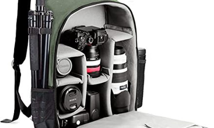Waterproof Camera Backpack with Laptop Compartment – Ultimate Gear for DSLR/SLR Mirrorless Cameras & More