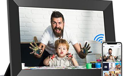 10.1″ WiFi Smart Photo Frame: HD Touch Screen, Cloud Storage, Share Photos Anywhere!