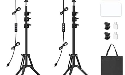 “Capture Your Moments: Dynamic LED Light Kit & Tripod”