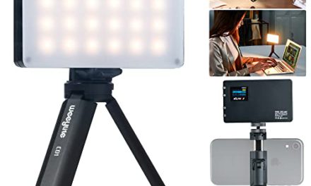 Zoom Lighting Kit: VILTROX LED Camera Light & Tripod