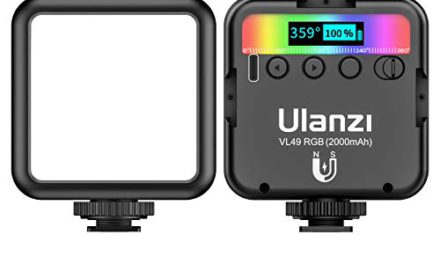 Vibrant ULANZI RGB Video Lights: Portable & Powerful Camera Lighting